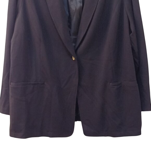 Iman Women’s Blazer, Size 2X, Black - Picture 3 of 5